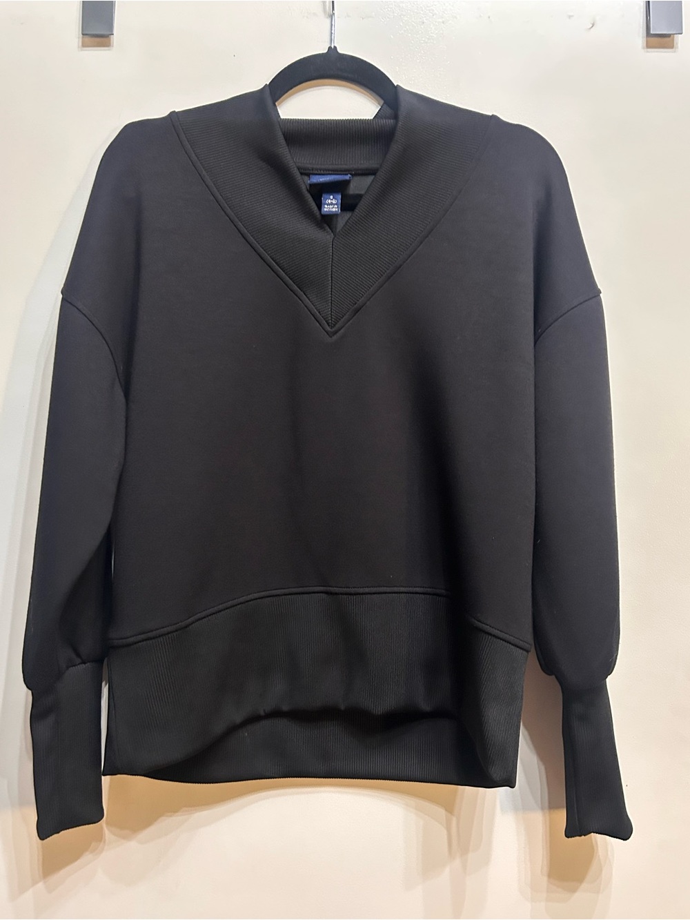 Women's Black V-Neck Sweater